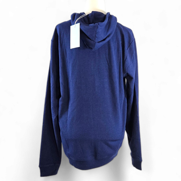 NWT Hill House The Teddy Zip Up Light Weight Jacket Sz. S Navy Blue - Picture 4 of 7